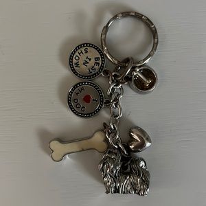Nickel Shihtzu 6 Charm Key Chain